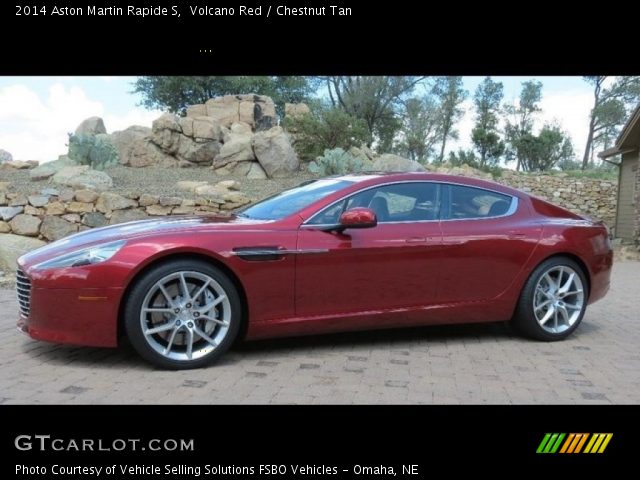 2014 Aston Martin Rapide S in Volcano Red