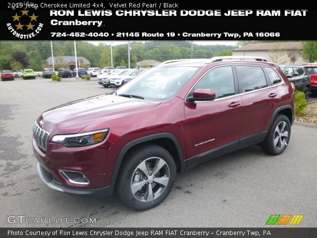 2019 Jeep Cherokee Limited 4x4 in Velvet Red Pearl