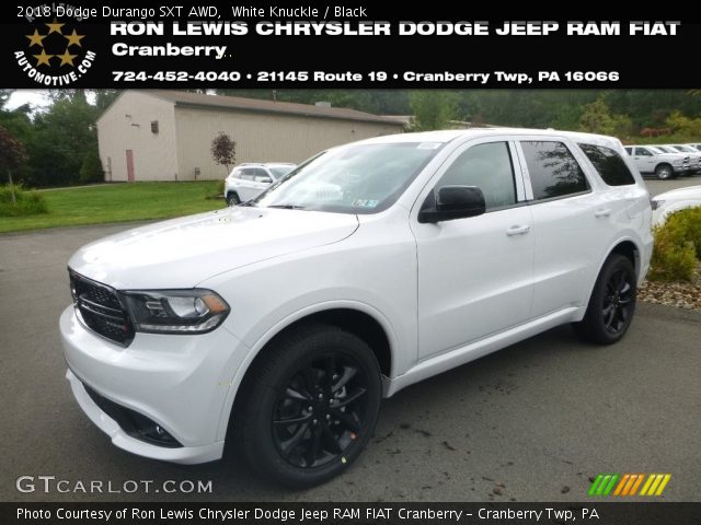 2018 Dodge Durango SXT AWD in White Knuckle