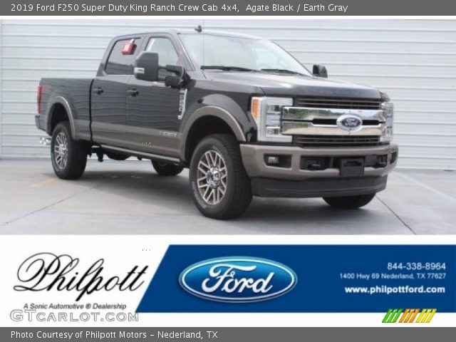 2019 Ford F250 Super Duty King Ranch Crew Cab 4x4 in Agate Black