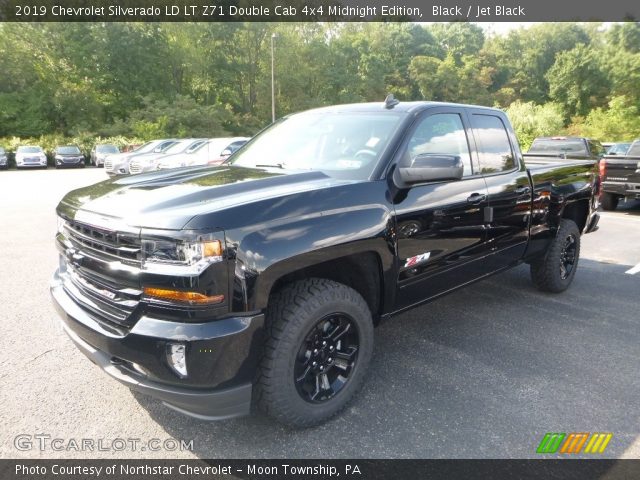 2019 Chevrolet Silverado LD LT Z71 Double Cab 4x4 Midnight Edition in Black