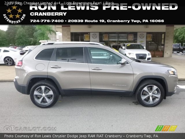 2019 Jeep Cherokee Limited 4x4 in Light Brownstone Pearl