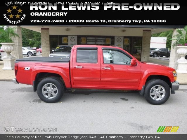 2012 Chevrolet Colorado LT Crew Cab 4x4 in Victory Red