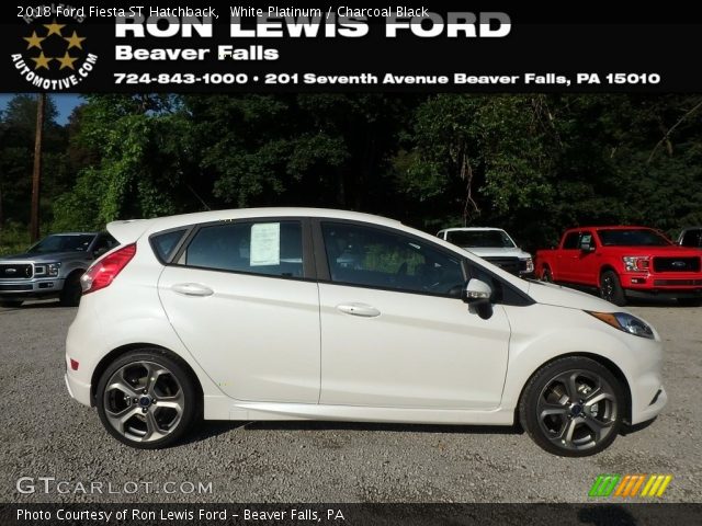 2018 Ford Fiesta ST Hatchback in White Platinum