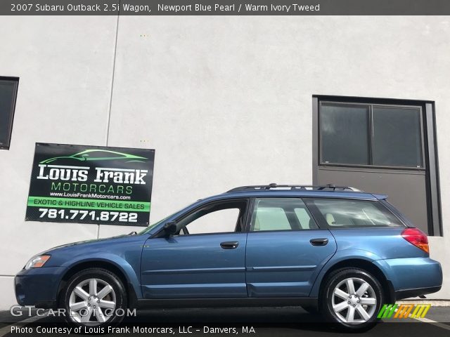 2007 Subaru Outback 2.5i Wagon in Newport Blue Pearl