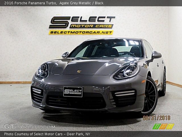 2016 Porsche Panamera Turbo in Agate Grey Metallic