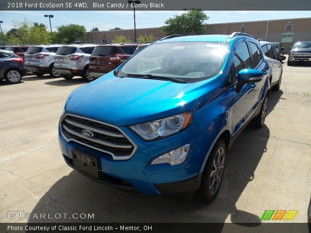 2018 Ford EcoSport SE 4WD in Blue Candy