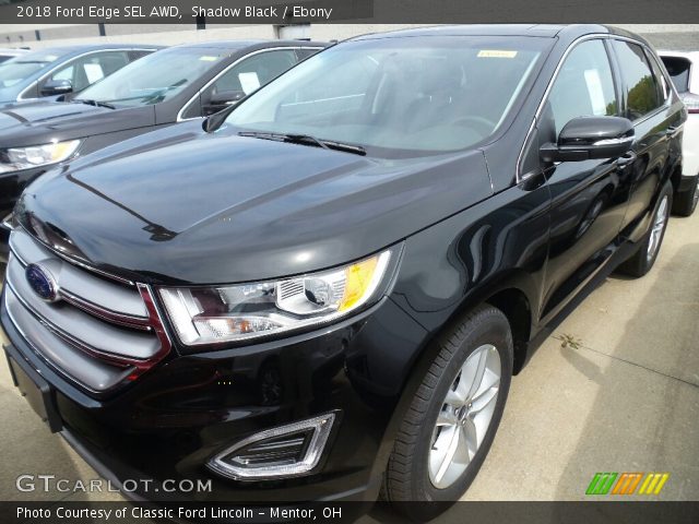 2018 Ford Edge SEL AWD in Shadow Black