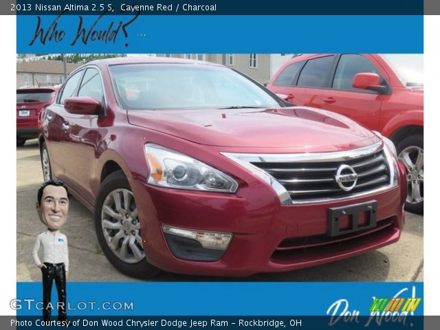 2013 Nissan Altima 2.5 S in Cayenne Red
