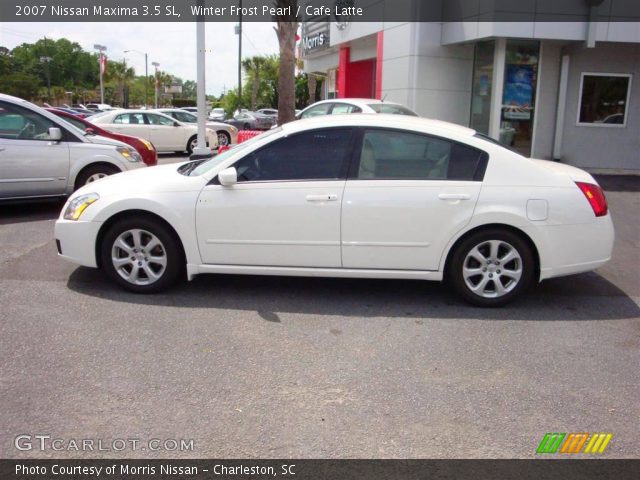 2007 Nissan Maxima 3.5 SL in Winter Frost Pearl