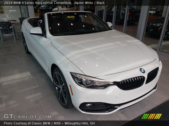 2019 BMW 4 Series 430i xDrive Convertible in Alpine White