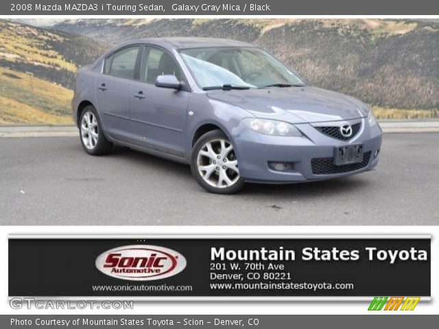 2008 Mazda MAZDA3 i Touring Sedan in Galaxy Gray Mica