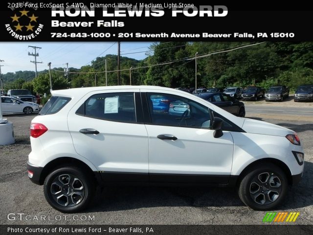 2018 Ford EcoSport S 4WD in Diamond White