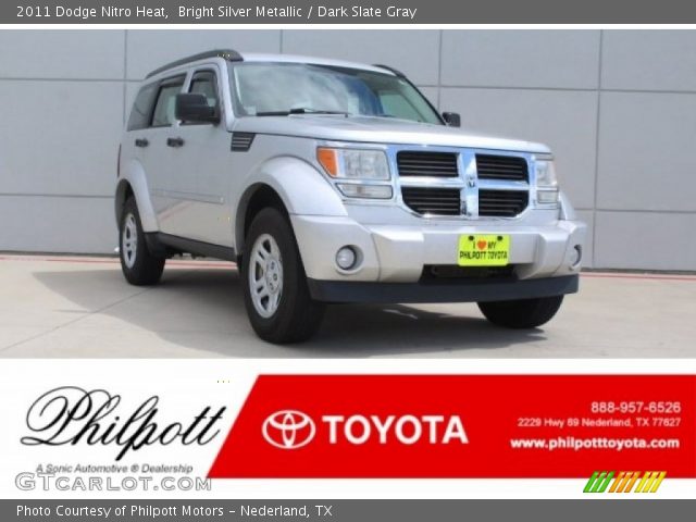 2011 Dodge Nitro Heat in Bright Silver Metallic