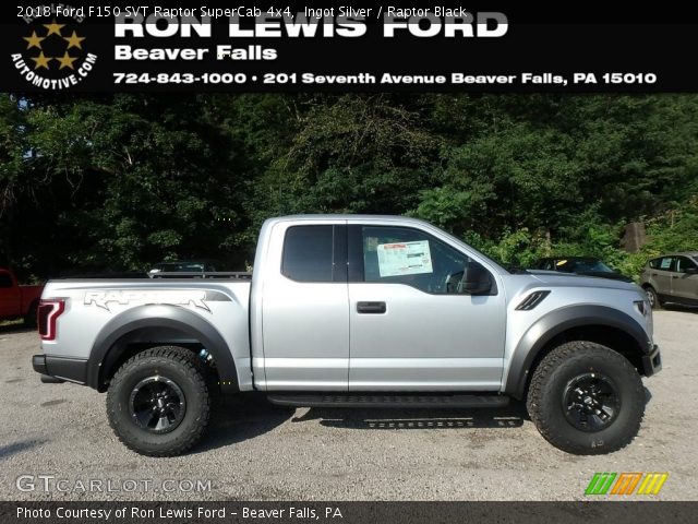 2018 Ford F150 SVT Raptor SuperCab 4x4 in Ingot Silver