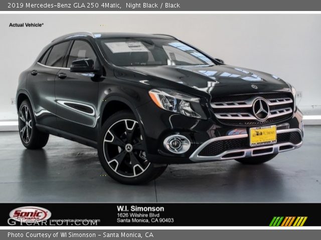2019 Mercedes-Benz GLA 250 4Matic in Night Black
