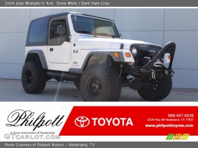 2004 Jeep Wrangler X 4x4 in Stone White