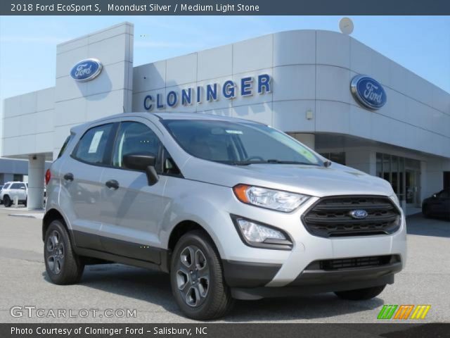 2018 Ford EcoSport S in Moondust Silver