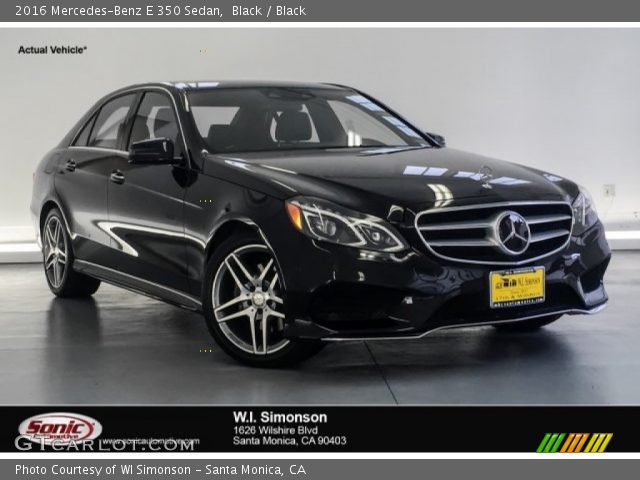 2016 Mercedes-Benz E 350 Sedan in Black