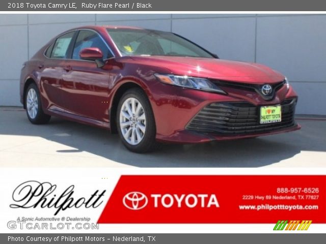 2018 Toyota Camry LE in Ruby Flare Pearl