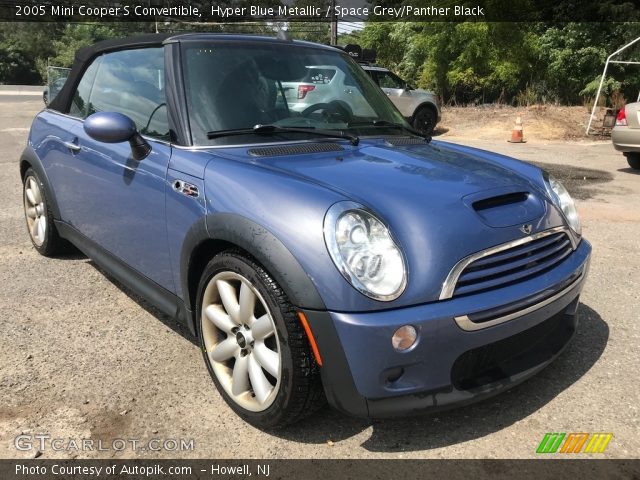2005 Mini Cooper S Convertible in Hyper Blue Metallic