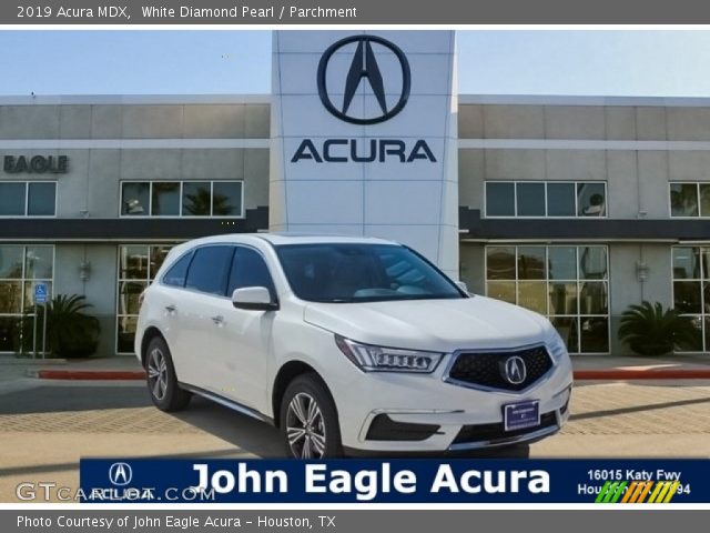 2019 Acura MDX  in White Diamond Pearl