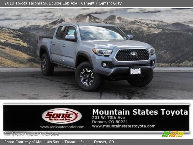 2018 Toyota Tacoma SR Double Cab 4x4 in Cement