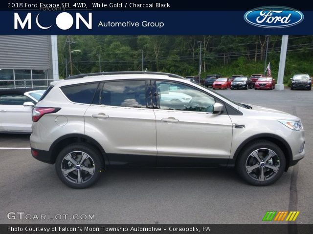 2018 Ford Escape SEL 4WD in White Gold