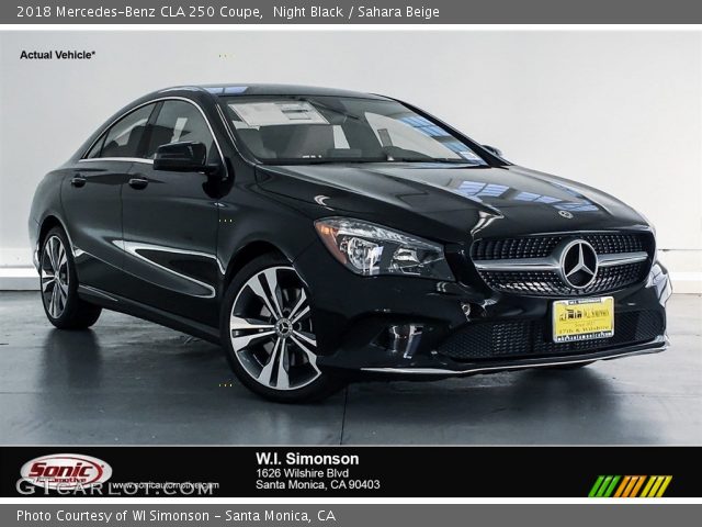 2018 Mercedes-Benz CLA 250 Coupe in Night Black