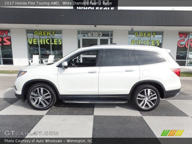 2017 Honda Pilot Touring AWD in White Diamond Pearl