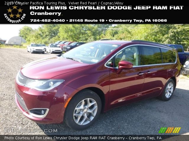 2019 Chrysler Pacifica Touring Plus in Velvet Red Pearl