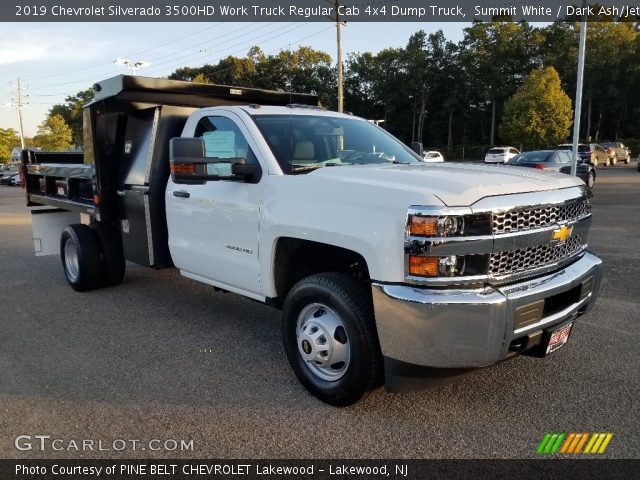 2019 Chevrolet Silverado 3500HD Work Truck Regular Cab 4x4 Dump Truck in Summit White