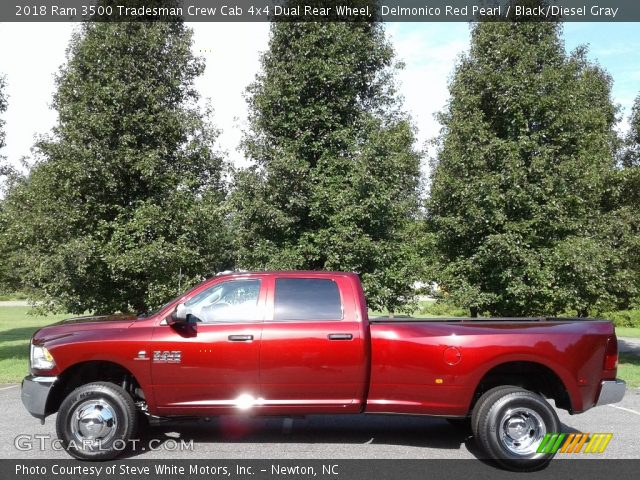 2018 Ram 3500 Tradesman Crew Cab 4x4 Dual Rear Wheel in Delmonico Red Pearl