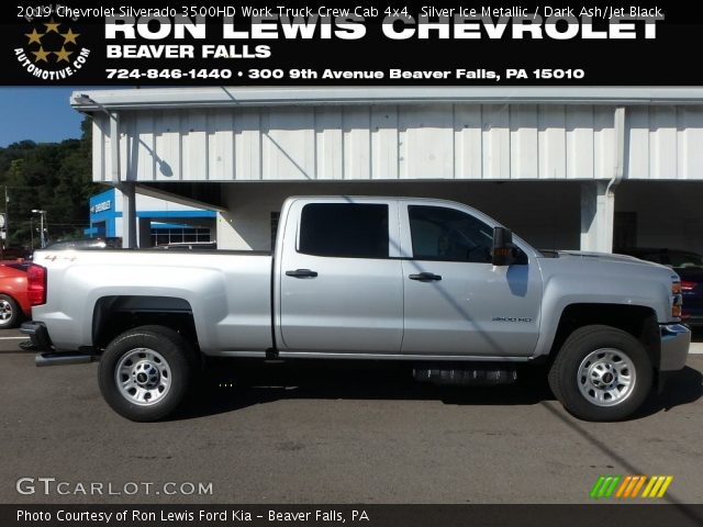 2019 Chevrolet Silverado 3500HD Work Truck Crew Cab 4x4 in Silver Ice Metallic