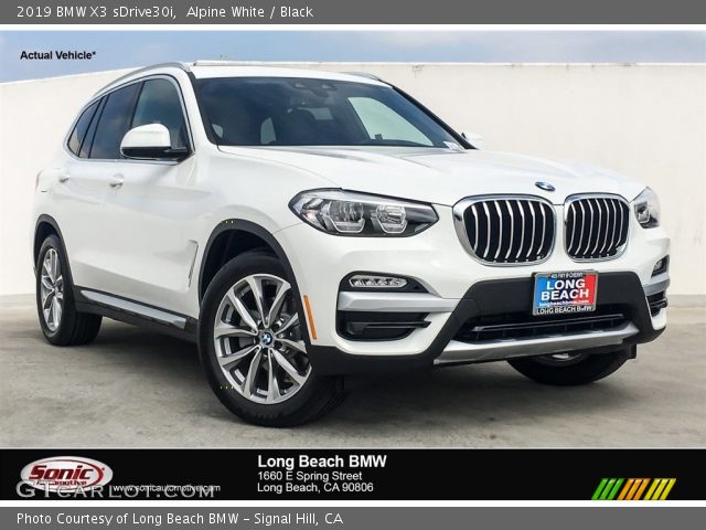 2019 BMW X3 sDrive30i in Alpine White