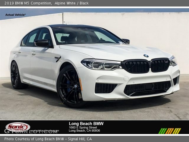 2019 BMW M5 Competition in Alpine White