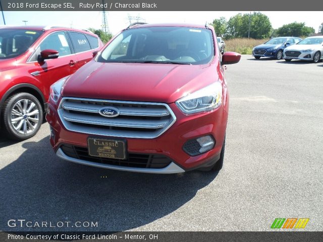2018 Ford Escape SEL in Ruby Red