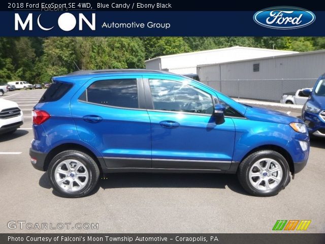 2018 Ford EcoSport SE 4WD in Blue Candy