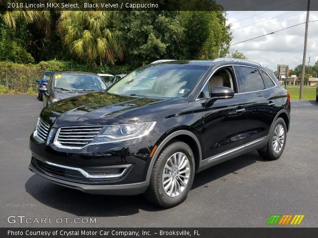 Black Velvet 2018 Lincoln Mkx Select Cappuccino Interior