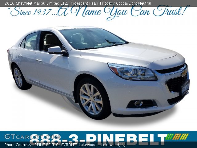 2016 Chevrolet Malibu Limited LTZ in Iridescent Pearl Tricoat