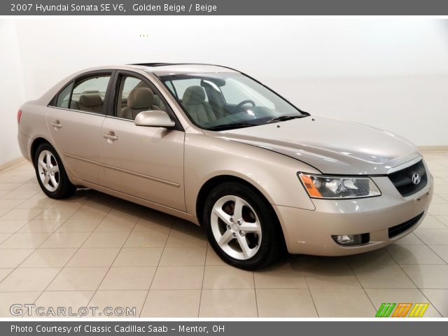 2007 Hyundai Sonata SE V6 in Golden Beige