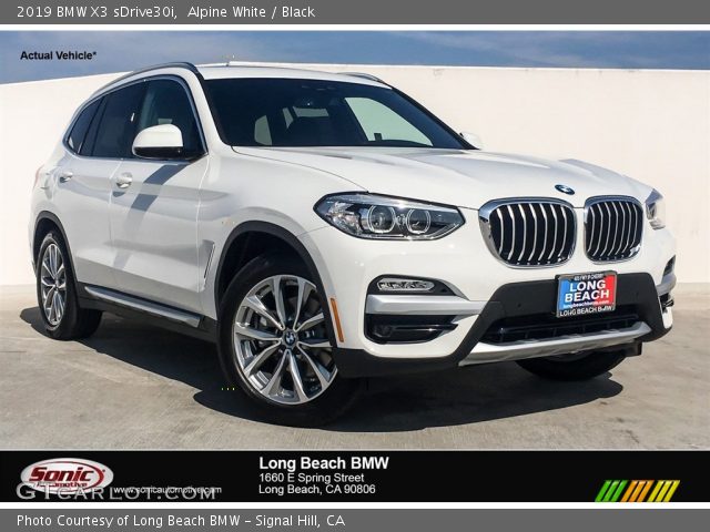 2019 BMW X3 sDrive30i in Alpine White