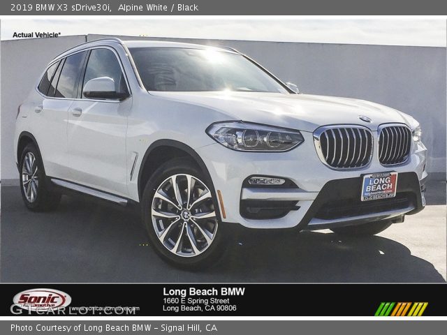 2019 BMW X3 sDrive30i in Alpine White