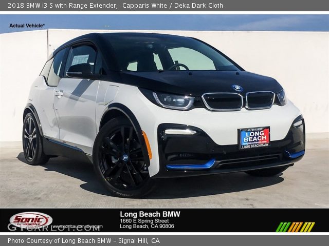 2018 BMW i3 S with Range Extender in Capparis White