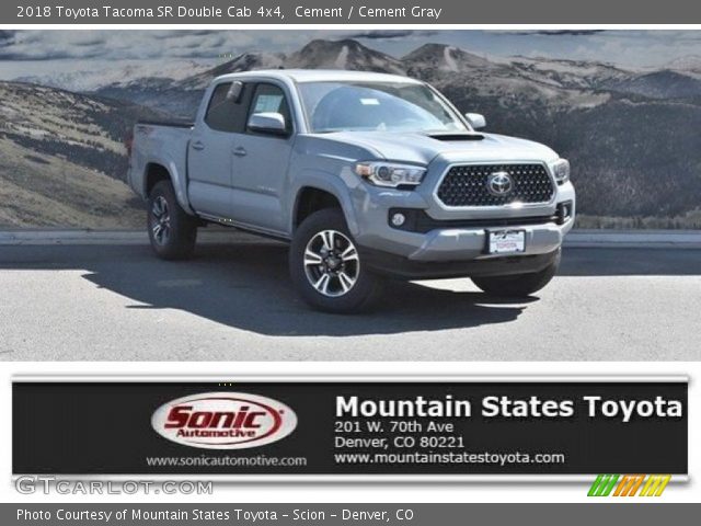 2018 Toyota Tacoma SR Double Cab 4x4 in Cement