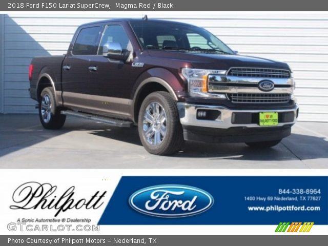2018 Ford F150 Lariat SuperCrew in Magma Red