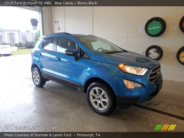 2018 Ford EcoSport SE 4WD in Blue Candy