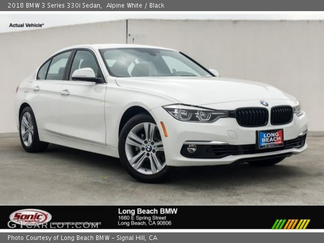 2018 BMW 3 Series 330i Sedan in Alpine White