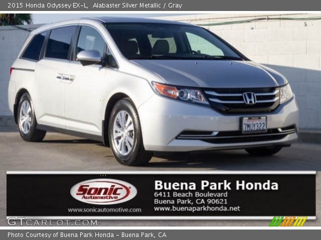 2015 Honda Odyssey EX-L in Alabaster Silver Metallic