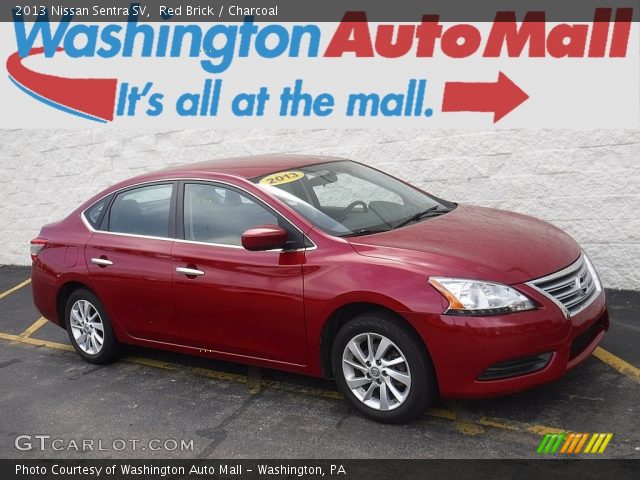 2013 Nissan Sentra SV in Red Brick